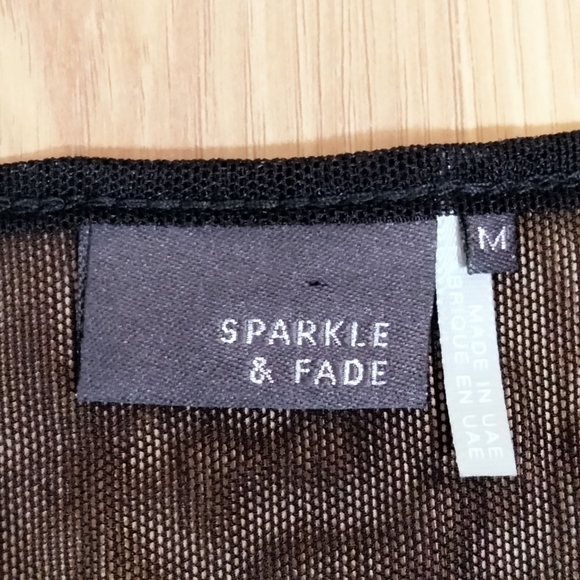 Velvet & Mesh Sexy Cutout Top - Picture 5 of 6